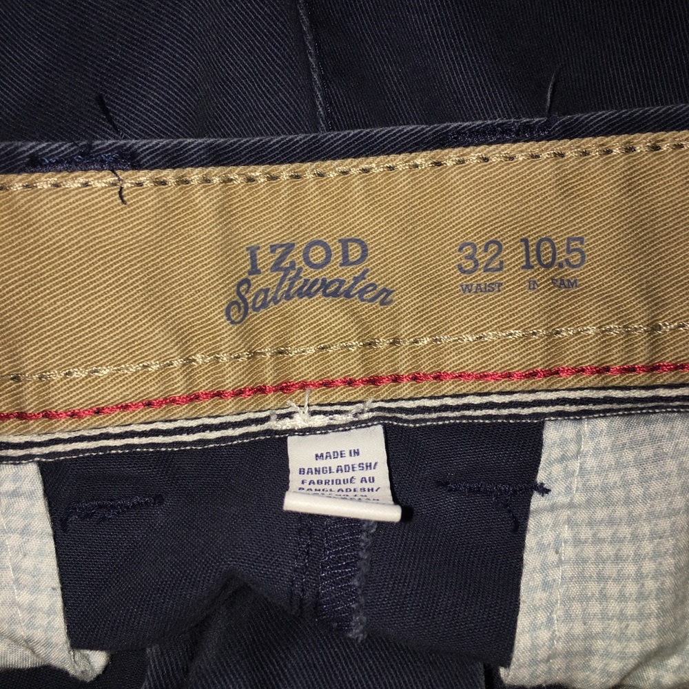 NAVY IZOD KHAKI PANTS 32X32
